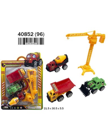 BLISTER CONSTRUCCION 3 VEHICULOS (24)(96)
