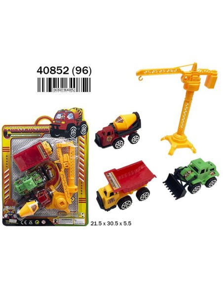 BLISTER CONSTRUCCION 3 VEHICULOS (24)(96)