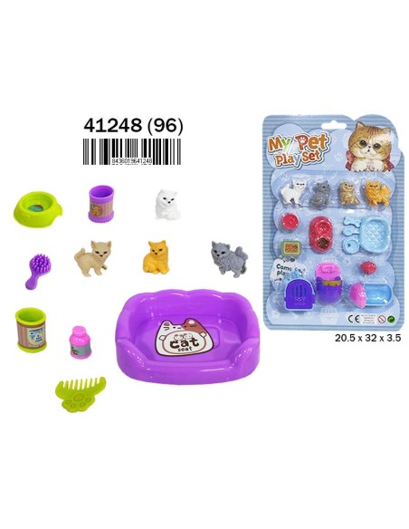 BLISTER MASCOTAS GATOS ACC. (24)(96)