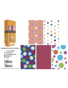 ROLLO PAPEL REGALO 70X200 LUNARES