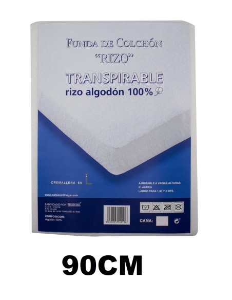 FUNDA COLCHON RIZO 90CM