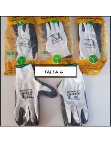 GUANTE T6 NITRILO