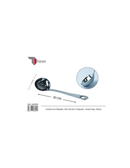 CACILLO 30CM INOX HK3005/48