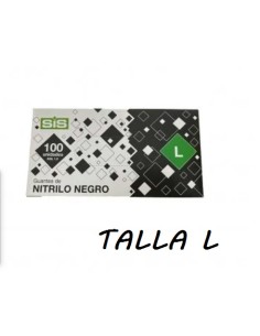 GUANTE NITRILO NEGRO TALLA L ECO