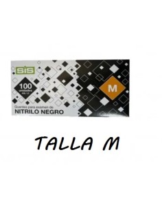 GUANTE NITRILO NEGRO TALLA M ECO