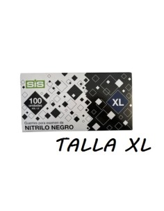 GUANTE NITRILO NEGRO TALLA XL ECO