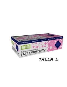 GUANTE 100UND TALLA L CON POLVO
