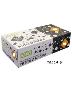 GUANTE NITRILO 100UND TALLA S NEGRO