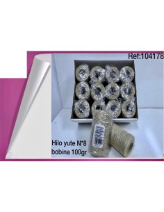 CUERDA YUTE Nº8 100GRS PULIDO BOBINA