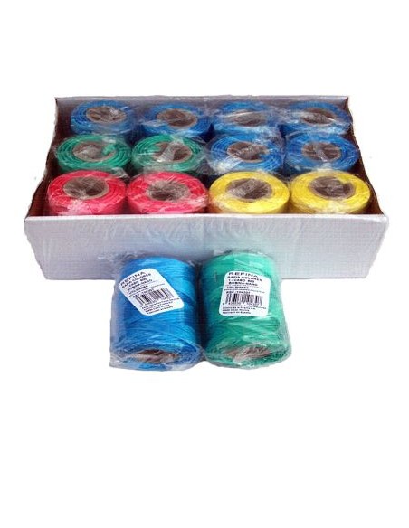 CUERDA RAFIA COLORES BOBINA MEDIANA