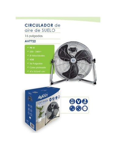 CIRCULADOR DE SUELO AVANT 16" 90W