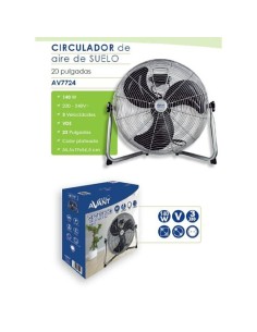 CIRCULADOR DE SUELO AVANT 20" 140W