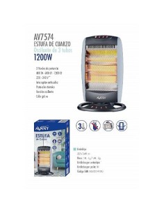 ESTUFA DE CUARZO AVANT 1200 3 TUBOS