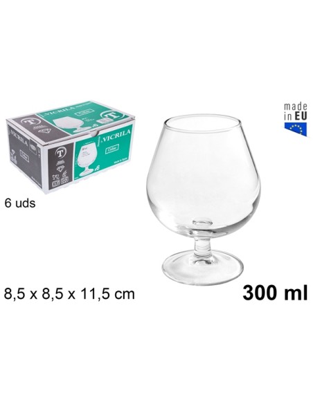 COPA 300ML DE COÑAC