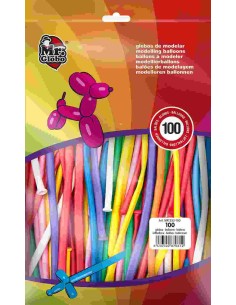 BOLSA 100 GLOBOS MODELAR