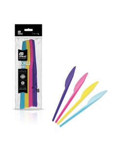 CUCHILLO COLORES SURTIDOS 165 MM 16UD