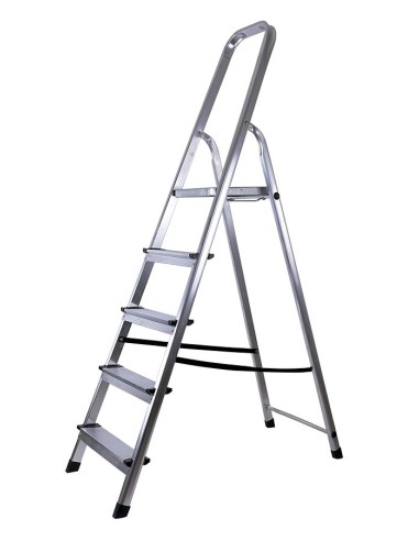 ESCALERA 5 PELDAÑOS ALUMINIO