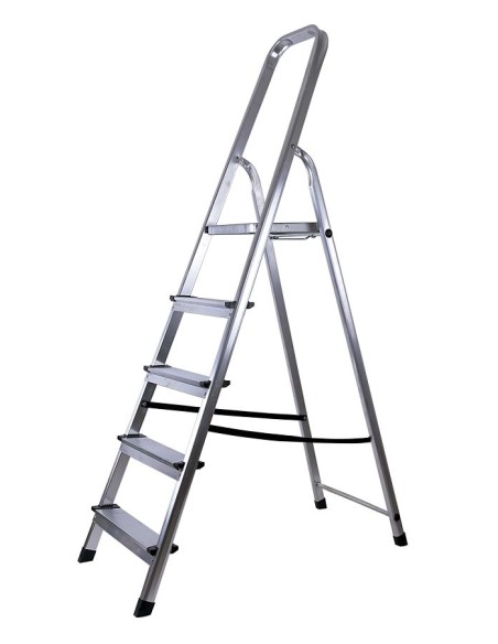 ESCALERA 5 PELDAÑOS ALUMINIO