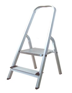 ESCALERA 2 PELDAÑOS ALUMINIO