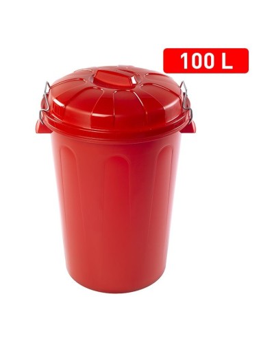 CUBO COMUNIDAD 100L ROJO
