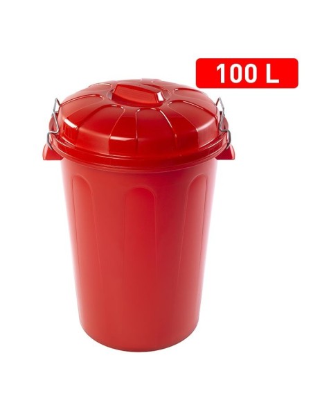 CUBO COMUNIDAD 100L ROJO