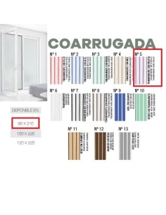 CORTINA  Nº5 90CM TRANSPARENTE Y LILA