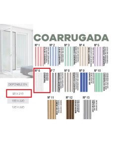 CORTINA Nº6 90X210M TRANSPARENTE