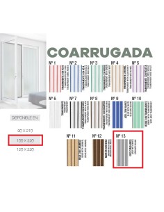 CORTINA Nº13 1M GRIS Y BLANCO