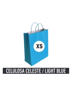 BOLSA CELESTE "XS" 18+8X24