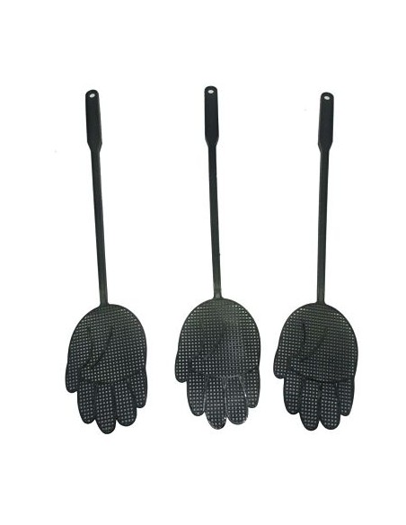 PALA MATAMOSCAS MANOPLA NEGRA