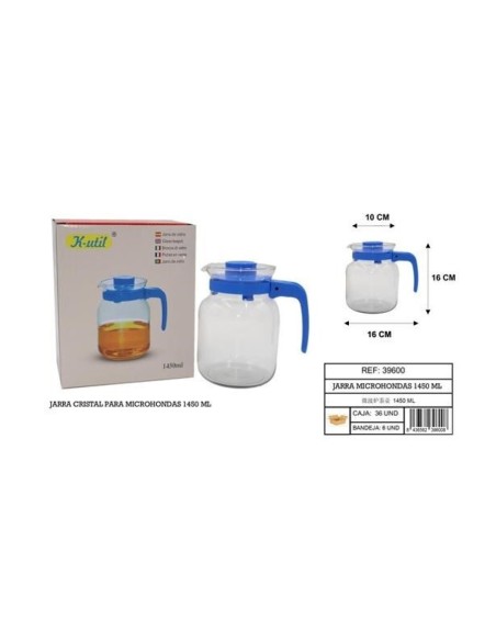 JARRA 1.45L CRISTAL MICROHONDAS