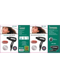 SECADOR DE PELO VIAJE 1200W MP6012