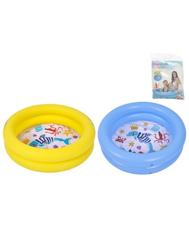 PISCINA INFANTIL 2 ANILLOS MARINA 76X20C