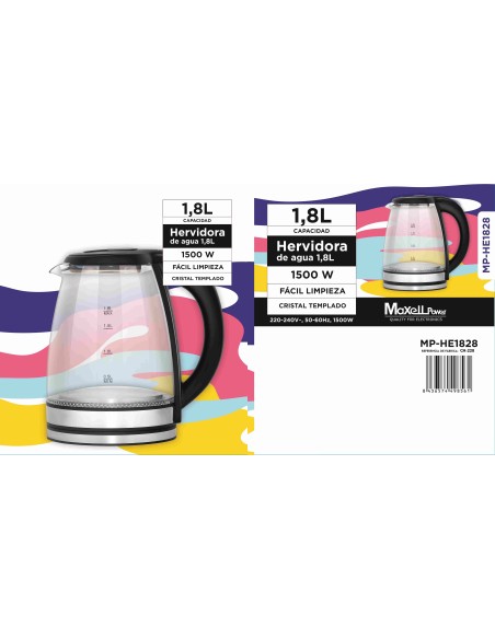 HERVIDORA AGUA 1.8L JARRA CRISTAL MPHE1828
