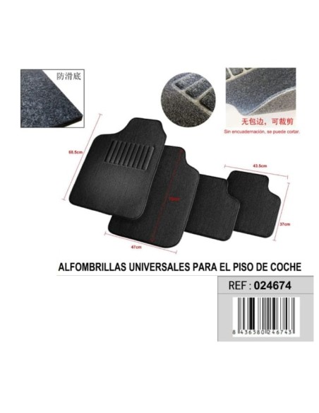 ALFOMBRA DE COCHE ANTIDESLIZANTE