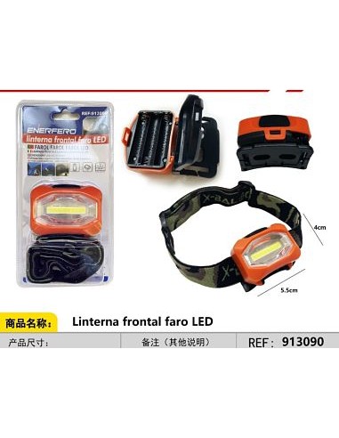 LINTERNA FRONTAL FARO LED