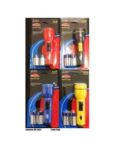 LINTERNA 1 LED CON PILA - MP- LC2015-N