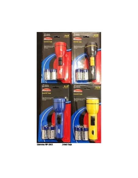 LINTERNA 1 LED CON PILA - MP- LC2015-N