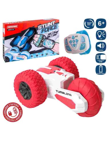 R/C C+B 7 FUNCIONES STUNT FORCE 3 RUEDAS 16 X 12 X 6,50 CM
