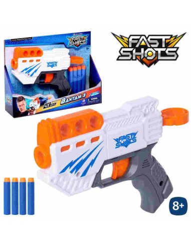 PISTOLA LANZADARDOS FAST SHOTS 25 X 17 X 5 CM