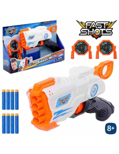 PISTOLA LANZADARDOS FAST SHOTS 38 X 7 X 23 CM