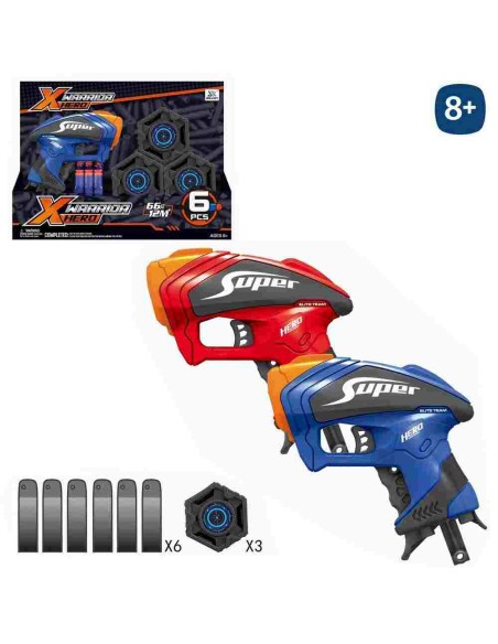 PISTOLA LANZADARDOS 2/C 11,70 X 3,60 X 14,80 CM