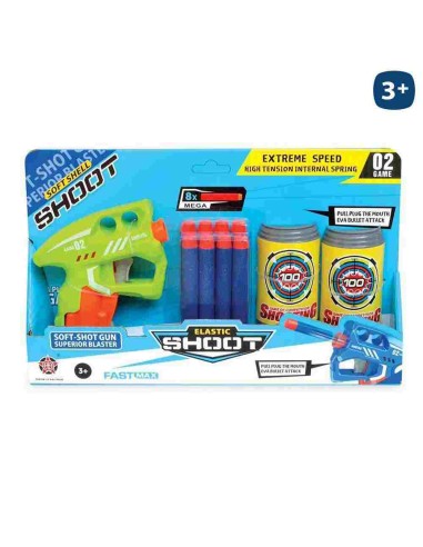 PISTOLA LANZADARDOS CON BOTES DIANA 12 X 13,50 X 13,50 CM