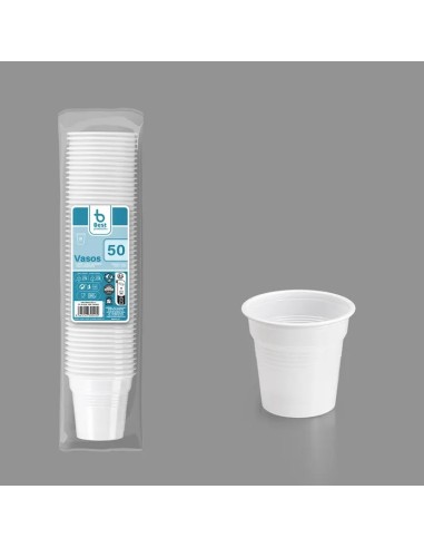 S/50 VASO REUTILIZABLE BLANCO 80 CC PP
