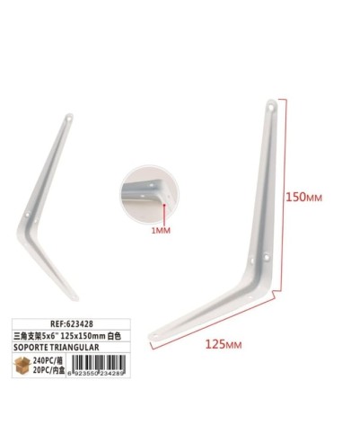 ESCUADRA TRIANGULAR 5x6"125x150mm