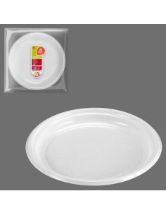 S/25 PLATO REUT. BLANCO POSTRE 17 CM