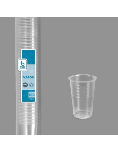 S/100 VASO REUTILIZABLE TRANSP 200 CC PP