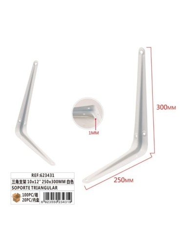 ESCUADRA TRIANGULAR 10x12"250x300MM