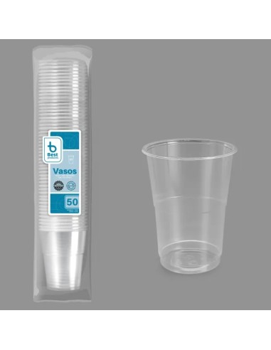 S/50 VASO 500CC REUTILIZABLE TRANSP.