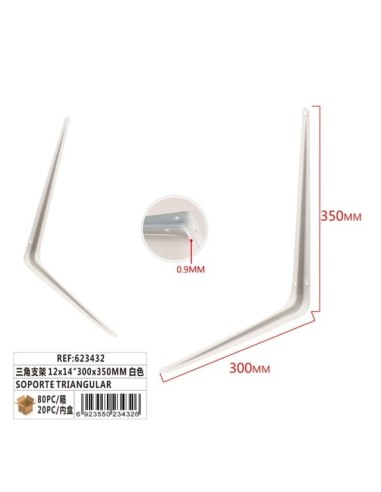 ESCUADRA TRIANGULAR 12x14"300x350MM